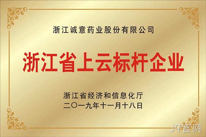 浙江省上云标杆企业 浙江省上云标杆企业